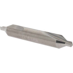 Cleveland - #4 Plain Cut 60° Incl Angle Solid Carbide Combo Drill & Countersink - Top Tool & Supply