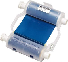 Brady - 4.33" Wide x 2,400" Long, Blue Resin Ribbon Printer Ribbon - For BBP30 Label Printer, BBP33 Label Printer, BBP35 Multicolor Sign & Label Printer, BBP37 Color & Cut Sign & Label Printer, BradyPrinter S3100, BBP31 Sign & Label Printer - Top Tool & Supply