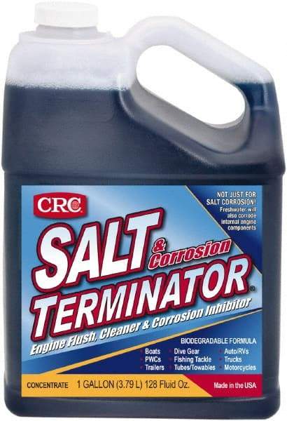 CRC - Water-Based Solution Engine Flush, Cleaner and Corrosion Inhibitor - 1 Gallon Bottle, 32° F Freezing Point - Top Tool & Supply