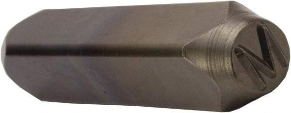 C.H. Hanson - 5/32" Character Size, M Character, Heavy Duty Individual Steel Stamp - Top Tool & Supply