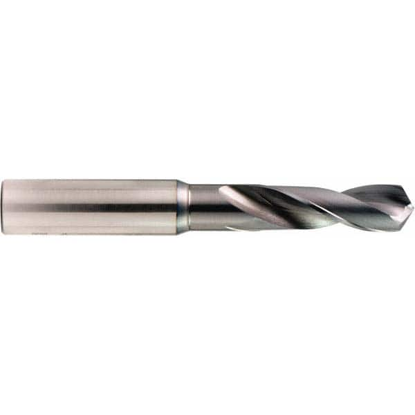 Screw Machine Length Drill Bit: 0.3209″ Dia, 130 °, Powdered Metal V Finish, Right Hand Cut, Spiral Flute, Straight-Cylindrical Shank, Series 1900