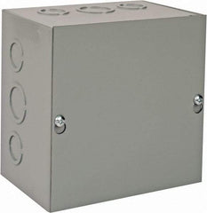 nVent Hoffman - Steel Junction Box Enclosure Screw Flat Cover - NEMA 1, 6" Wide x 6" High x 4" Deep - Top Tool & Supply