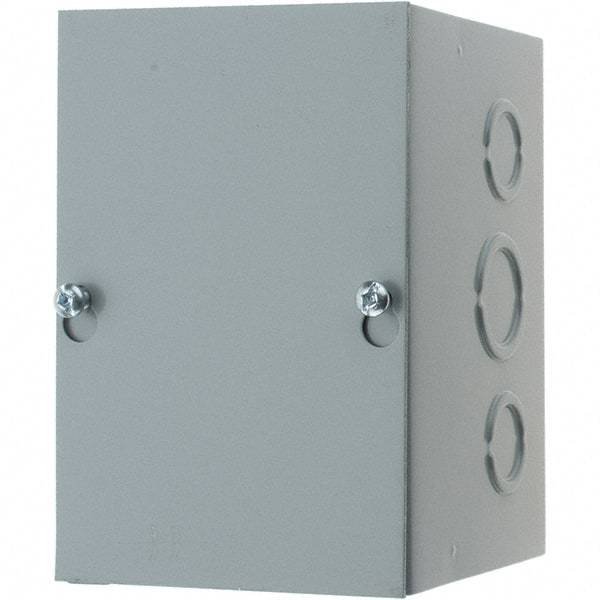 nVent Hoffman - Steel Junction Box Enclosure Screw Flat Cover - NEMA 1, 4" Wide x 6" High x 4" Deep - Top Tool & Supply