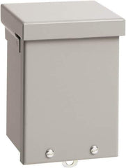 nVent Hoffman - Steel Junction Box Enclosure Screw Flat Cover - NEMA 1, 24" Wide x 24" High x 6" Deep - Top Tool & Supply