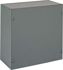 nVent Hoffman - Steel Junction Box Enclosure Screw Flat Cover - NEMA 1, 12" Wide x 12" High x 6" Deep - Top Tool & Supply