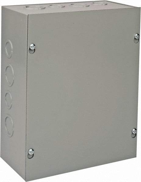 nVent Hoffman - Steel Junction Box Enclosure Screw Flat Cover - NEMA 1, 8" Wide x 10" High x 4" Deep - Top Tool & Supply