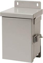 nVent Hoffman - Steel Standard Enclosure Hinge Flat Cover - NEMA 3R, 16" Wide x 16" High x 6" Deep, Watertight - Top Tool & Supply