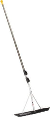 True Temper - 18 Inch Wide Blade x 6 Inch High Blade Roof Rake - 204 Inch Long Aluminum, Telescopic Handle - Top Tool & Supply