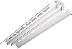 Cooper Lighting - 4 Lamps, 32 Watts, Fluorescent, Low Bay Fixture - 96" Long x 4-5/8" High x 12" Wide, 120-277 Volt, Steel Housing - Top Tool & Supply