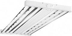 Cooper Lighting - 6 Lamps, 54 Watts, Fluorescent, High Bay Fixture - 48" Long x 2-15/32" High x 19-17/32" Wide, 120-277 Volt, Steel Housing - Top Tool & Supply