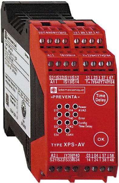 Square D - 24 VDC, Standard Electromechanical & Solid State Screw General Purpose Relay - 6 Amp at VDC, 3SS (Auxiliary) & 6NO - Top Tool & Supply