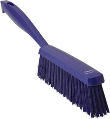 Vikan - 14" OAL, Polyester Staple Set Bench Brush - 2" Bristle Length, 6-3/8" Long Head, Purple - Top Tool & Supply