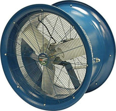 Patterson Fan - 26" Blade, 1 hp, 7,650 CFM, Industrial Circulation Fan - Suspension, 208-230/460 Volts, 1 Speed - Top Tool & Supply