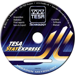 TESA Brown & Sharpe - Quality Assurance SPC Software - Compatible with Windows, For Use with Twin-Cal Calipers - Top Tool & Supply