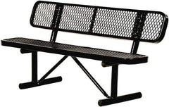 Vestil - 8' Long x 20" Wide, Steel Bench Seat - Top Tool & Supply