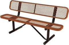 Vestil - 6' Long x 20" Wide, Steel Bench Seat - Top Tool & Supply