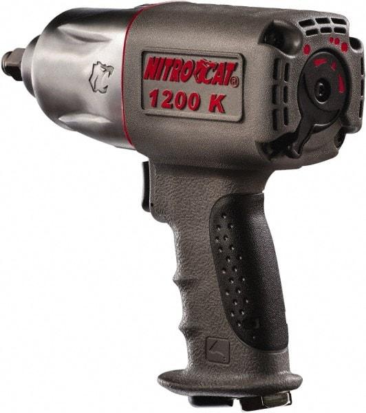 AIRCAT - 1/2" Drive, 8,000 RPM, 900 Ft/Lb Torque Impact Wrench - Pistol Grip Handle, 950 IPM, 8 CFM, 90 psi, 1/4" NPT Inlet - Top Tool & Supply