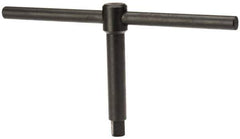 Gibraltar - 10" Chuck Diam Compatibility, Lathe Chuck Key - Compatible with 4-Jaw Chucks, Self Ejecting, 4.53" Body Length, 0.472" Actual Key Square Size - Top Tool & Supply