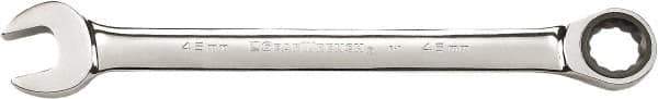 GearWrench - 50mm 12 Point Combination Wrench - Chrome Vanadium Steel, Full Polish Finish - Top Tool & Supply