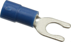 Thomas & Betts - #10 Stud, 16 to 14 AWG Compatible, Partially Insulated, Crimp Connection, Locking Fork Terminal - Top Tool & Supply