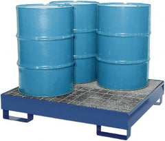 Enpac - Spill Pallets, Platforms, Sumps & Basins Type: Spill Deck or Pallet Number of Drums: 4 - Top Tool & Supply