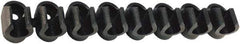 Legris - 3/8 Hose OD, Clip Strip - Black, 6 Slots, 3-1/2" OAL, For Use With Tubes - Top Tool & Supply