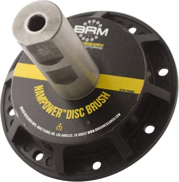 Brush Research Mfg. - 31/32" Arbor Hole to 0.968" Shank Diam Sidelock Collet - For 4, 5 & 6" NamPower Disc Brushes, Attached Spindle, Flow Through Spindle - Top Tool & Supply