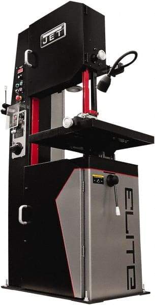 Jet - 26 Inch Throat Capacity, Variable Speed Pulley Vertical Bandsaw - 50 m/min, 2 HP, Three Phase - Top Tool & Supply