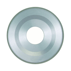 4 x 1/2 x 1-1/4" - 1/8" Abrasive Depth - 180 Grit - Type 12V9 Diamond Dish Wheel - Top Tool & Supply