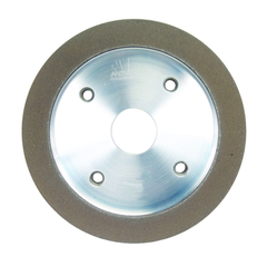 6 x 3/4 x 1-1/4" - 1/16" Abrasive Depth - 150 Grit - Type 6A2C Diamond Plain Cup Wheel - Top Tool & Supply