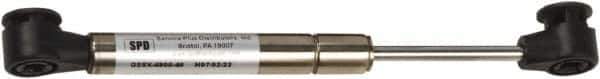 Associated Spring Raymond - 0.236" Rod Diam, 0.591" Tube Diam, 30 Lb Capacity, Gas Spring - Extension, 15" Extended Length, 5.5" Stroke Length, Composite Ball Socket, Uncoated Piston - Top Tool & Supply