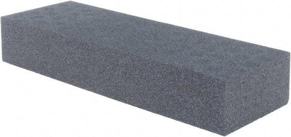 Made in USA - 6" Long x 2" Wide x 1" Thick, Silicon Carbide Sharpening Stone - Rectangle, 120 Grit, Coarse Grade - Top Tool & Supply