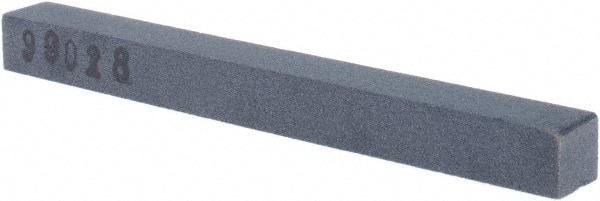 Made in USA - 3/8" Wide x 4" OAL x 3/8" Thick, Silicon Carbide Sharpening Stone - Square, Fine Grade, 280 Grit - Top Tool & Supply