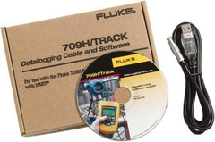 Fluke - Black/Yellow Electrical Test Equipment Software & Cable - Use with Fluke 709H Loop Calibrators - Top Tool & Supply