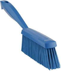 Vikan - 14" OAL, Polyester Staple Set Bench Brush - 2" Bristle Length, 6-3/8" Long Head, Blue - Top Tool & Supply