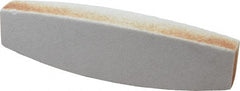 Grier Abrasives - 60 Grit Aluminum Oxide Boat (Shape) Polishing Stone - Top Tool & Supply