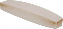 Grier Abrasives - 60 Grit Aluminum Oxide Boat (Shape) Polishing Stone - Medium Grade, 2-1/2" Wide x 9" Long x 1-1/2" Thick - Top Tool & Supply