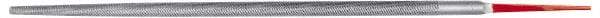 Simonds File - 10" Long, Second Cut, Round American-Pattern File - Double Cut, Tang - Top Tool & Supply