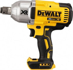 DeWALT - 3/4" Drive 20 Volt Mid-Handle Cordless Impact Wrench & Ratchet - 400/900/1,200 RPM, 0 to 2,400 BPM, 700 Ft/Lb Torque, Lithium-Ion Batteries Not Included - Top Tool & Supply