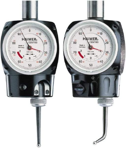 HAIMER - Positioning Indicators Type: Dial Positioning Indicator Point Diameter (mm): 5.00 - Top Tool & Supply