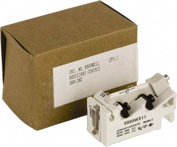 Square D - Contactor Auxiliary Contact - For Use with Class 8502 Type WF/WG/WH Contactor - Top Tool & Supply