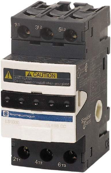 Schneider Electric - 600 VAC, 30 Amp, DIN Rail and Panel Mount Fuse Holder - Compatible with CC Class, and 45mm Diameter Fuse - Top Tool & Supply