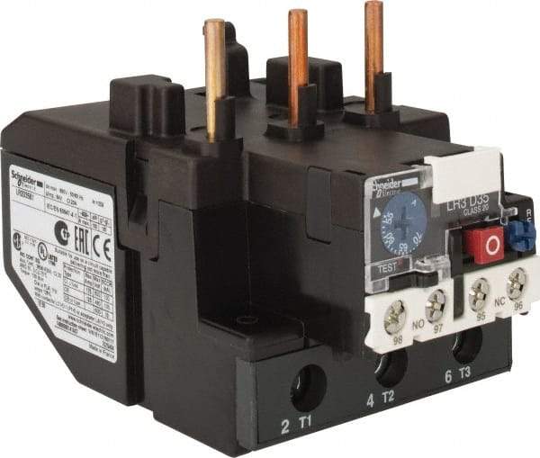 Schneider Electric - 55 to 70 Amp, 690 VAC, Thermal IEC Overload Relay - Trip Class 20, For Use with LC1D80 and LC1D95 - Top Tool & Supply