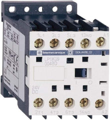 Schneider Electric - 4 Pole, 12 Coil VDC, 16 Amp at 690 VAC and 20 Amp at 440 VAC, Nonreversible IEC Contactor - BS 5424, CSA, IEC 60947, NF C 63-110, RoHS Compliant, UL Listed, VDE 0660 - Top Tool & Supply