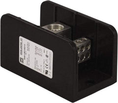 Square D - 1 Pole, 760 (Copper) Amp, Phenolic Power Distribution Block - 600 VAC, 2 Primary Connection - Top Tool & Supply