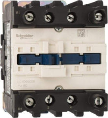 Schneider Electric - 4 Pole, 120 Coil VAC at 60 Hz, 80 Amp at 440 VAC, Nonreversible IEC Contactor - Bureau Veritas, CCC, CSA, CSA C22.2 No. 14, DNV, EN/IEC 60947-4-1, EN/IEC 60947-5-1, GL, GOST, LROS, RINA, RoHS Compliant, UL 508, UL Listed - Top Tool & Supply