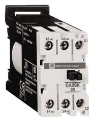 Schneider Electric - 2NO, 240 VAC at 50/60 Hz Control Relay - DIN Rail Mount - Top Tool & Supply