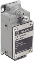 Square D - DPST, 2NC, 600 Volt Screw Terminal, Rotary Spring Return Actuator, General Purpose Limit Switch - 1, 2, 4, 12, 13 NEMA Rating, IP67 IPR Rating - Top Tool & Supply