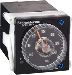 Schneider Electric - 300 hr Delay, Time Delay Relay - 5 Contact Amp, 24 to 240 VAC/VDC at 50/60 Hz - Top Tool & Supply