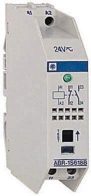 Schneider Electric - 8 Milliamp, NO/NC Configuration, Interface Relay Module - DIN Rail Mount, 23 to 104°F, 115 to 127 VAC - Top Tool & Supply